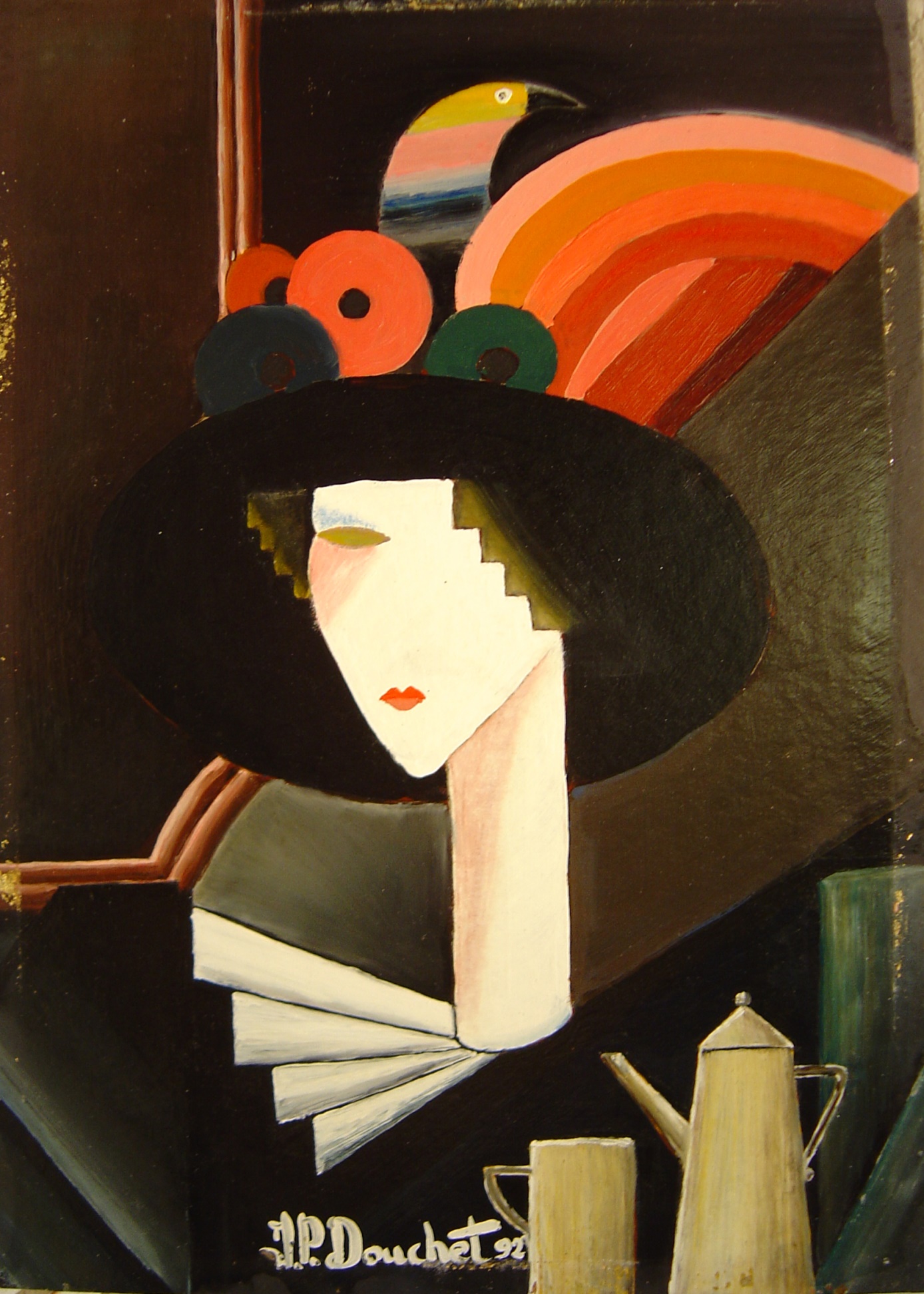 F009 — Élégance cubiste